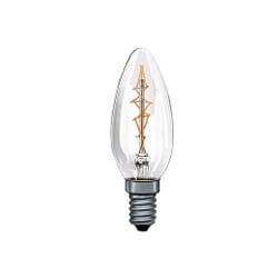 Лампа накаливания Paulmann Е14, 25Вт, свеча, прозрачная 55120