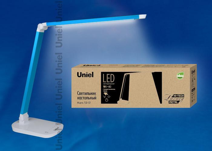 Настольная лампа (10083) Uniel TLD-521 Green/LED/800Lm/5000K/Dimmer