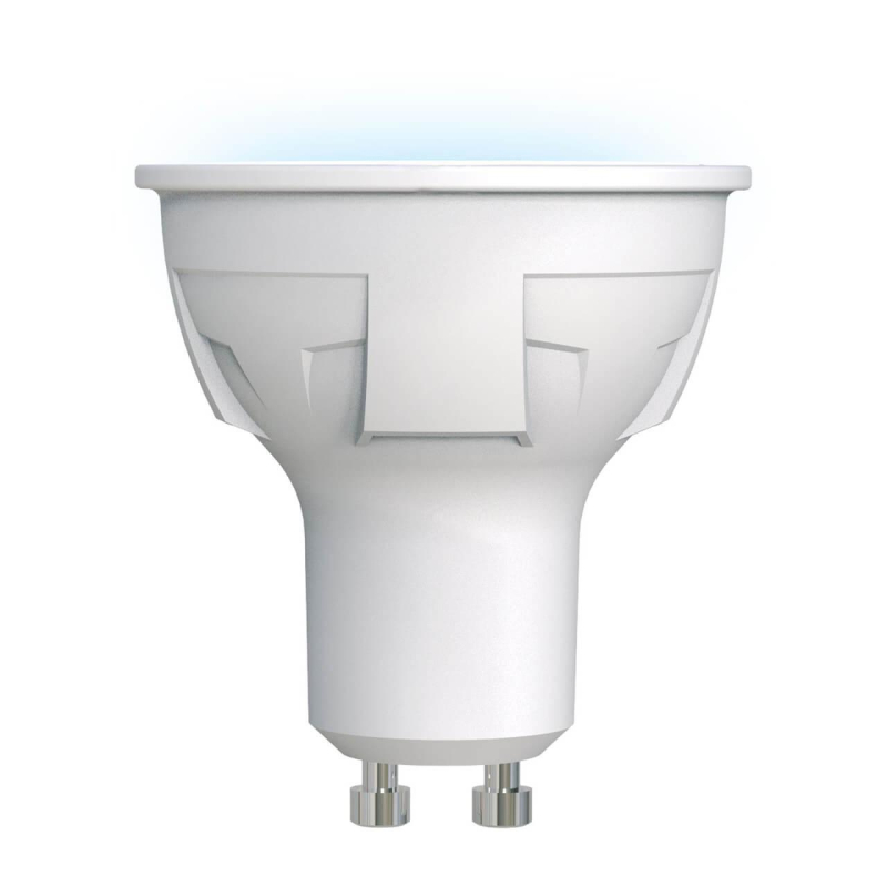 Лампа светодиодная (UL-00002421) Uniel GU10 6W 4000K матовая LED-JCDR 6W/NW/GU10/FR PLP01WH