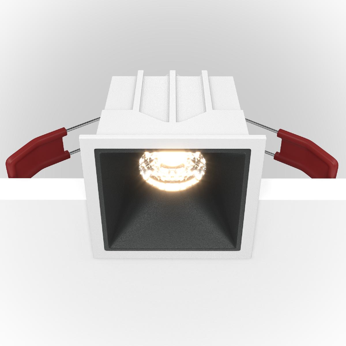 Встраиваемый светильник Maytoni Technical Alfa LED DL043-01-10W3K-D-SQ-WB