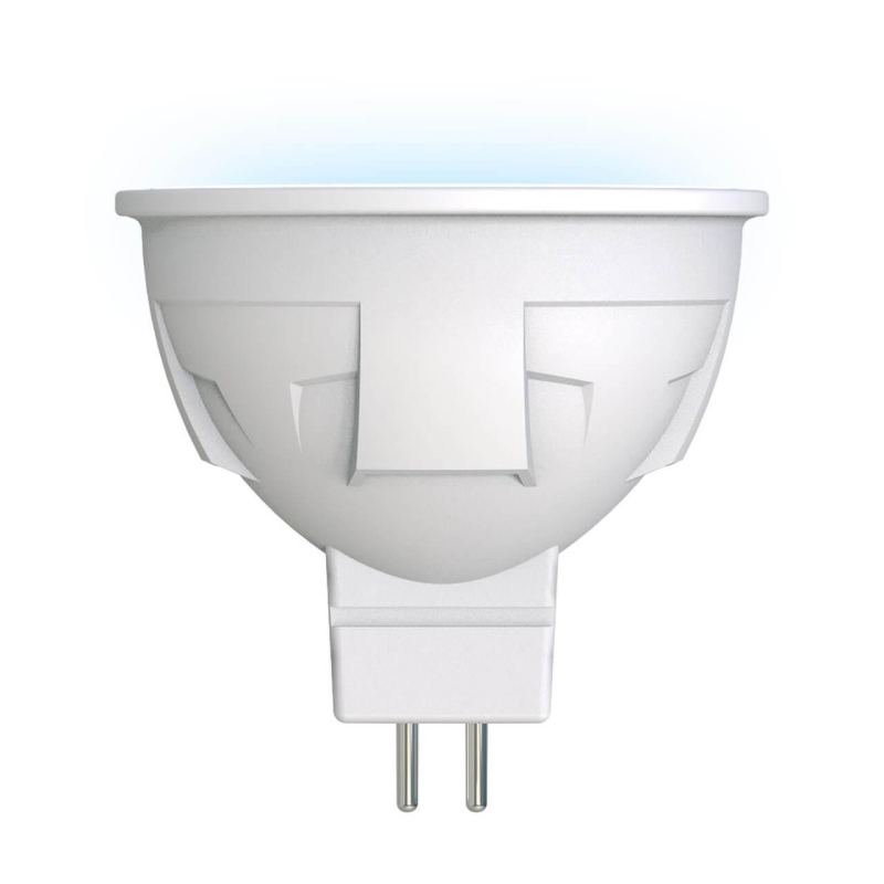 Лампа светодиодная (UL-00002422) Uniel GU5.3 6W 4000K матовая LED-JCDR 6W/NW/GU5.3/FR PLP01WH