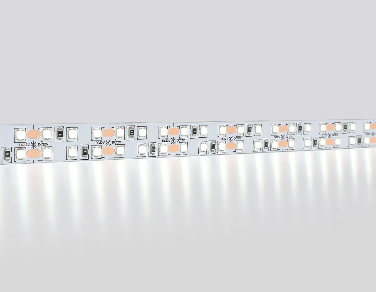 Светодиодная лента двухрядная Ambrella Light LED Strip 12В 2835 19,2Вт/м 6500K 5м IP20 GS1603