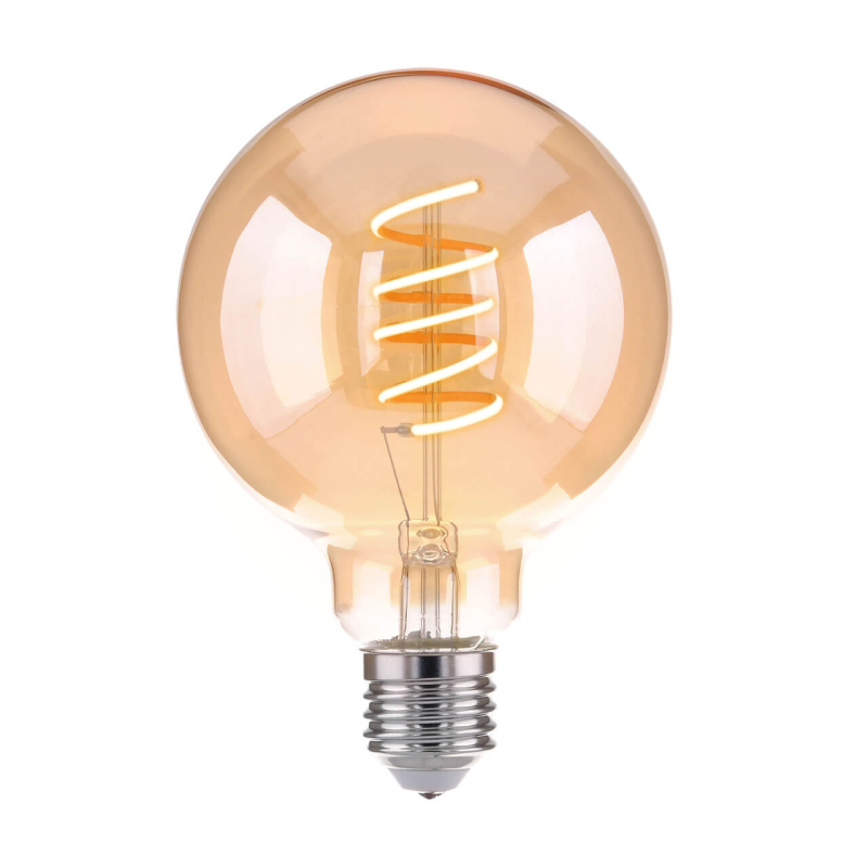 Лампа светодиодная филаментная Elektrostandard E27 8W 3300K шар прозрачный 4690389047732