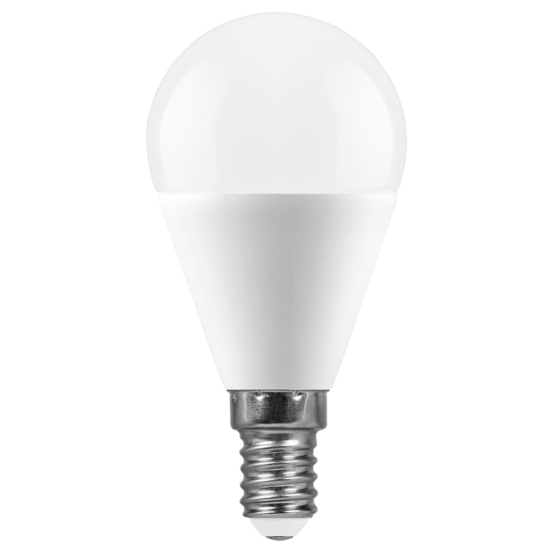 Лампа светодиодная Feron E14 15W 6400K груша матовая SBG4515 55211