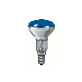 Лампа накаливания рефлекторная Paulmann R50 Е14 25W синяя 20124