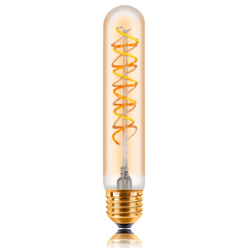 Лампа светодиодная филаментная диммируемая Sun Lumen E27 4W 2200K золотая 057-394