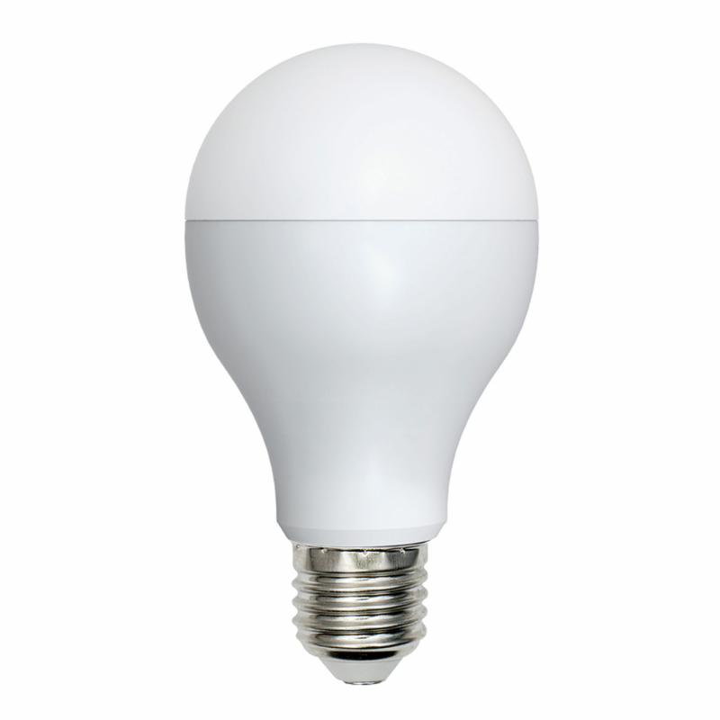 Лампа светодиодная (UL-00000186) Uniel E27 15W 4000K матовая LED-A65-15W/NW/E27/FR/O