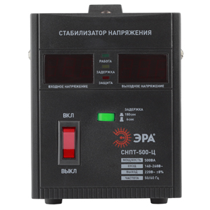 Стабилизатор напряжения переносной Эра СНПТ-500-Ц Б0020157