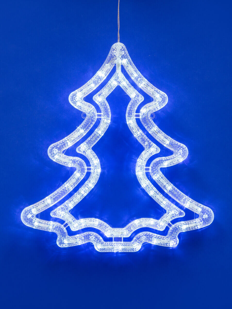 Подвесной светодиодный светильник «Ёлочка» Uniel (UL-00001405) ULD-H3543-070/STA White IP20 Xmas Tree
