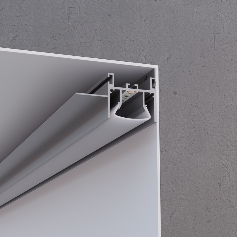 Алюминиевый профиль для натяжного потолка Apeyron 08-55