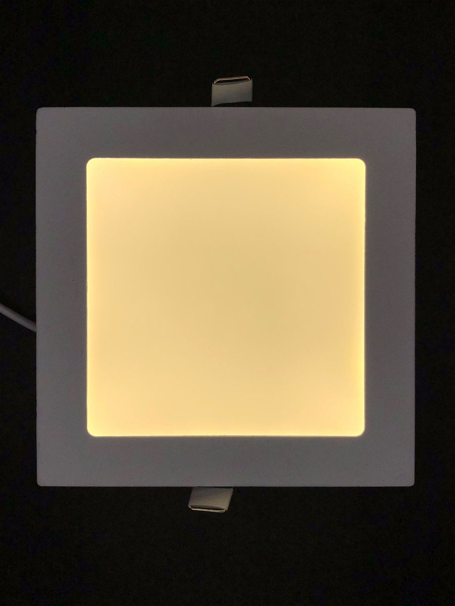 Встраиваемый светильник Elvan VLS-102SQ-12W-WH-Wh