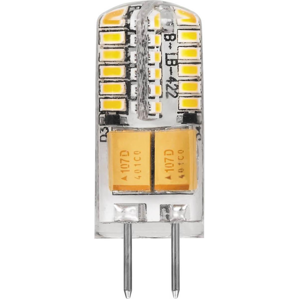 Лампа светодиодная Feron G4 2W 6400K Прямосторонняя Матовая LB-420 25859