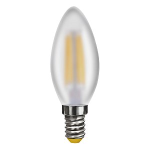 Лампа светодиодная Voltega E14 6W 2800K свеча матовая VG10-C2E14warm6W-F 7044