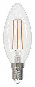 Лампа светодиодная филаментная Volpe E14 6W 4000K прозрачная LED-C35-6W/4000K/E14/CL/SLF UL-00008329