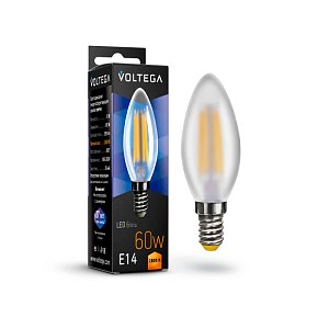 Лампа светодиодная Voltega E14 6W 2800К матовая VG10-CW2E14warm6W-F 7025