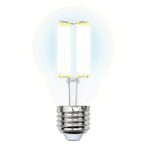 Лампа светодиодная филаментная (UL-00005898) Volpe E27 23W 4000K прозрачная LED-A70-23W/4000K/E27/CL PLS02WH