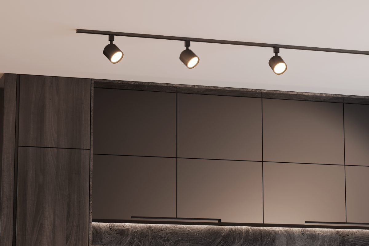 Трековый однофазный светильник Crystal Lux CLT 0.31 020 BK