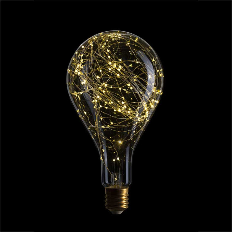 Лампа светодиодная филаментная Sun Lumen E40 4,5W 2600K прозрачная 057-028
