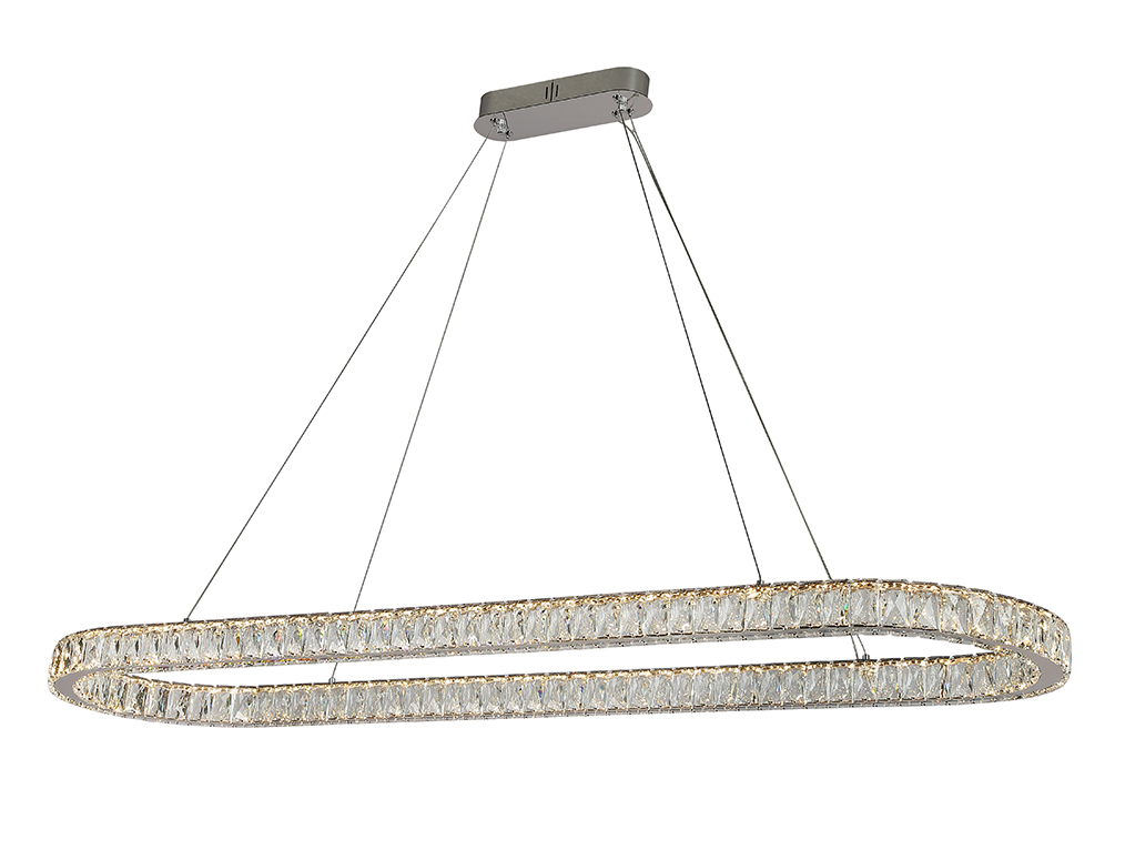 Подвесная люстра Newport 8580/140 C oval chrome М0071382