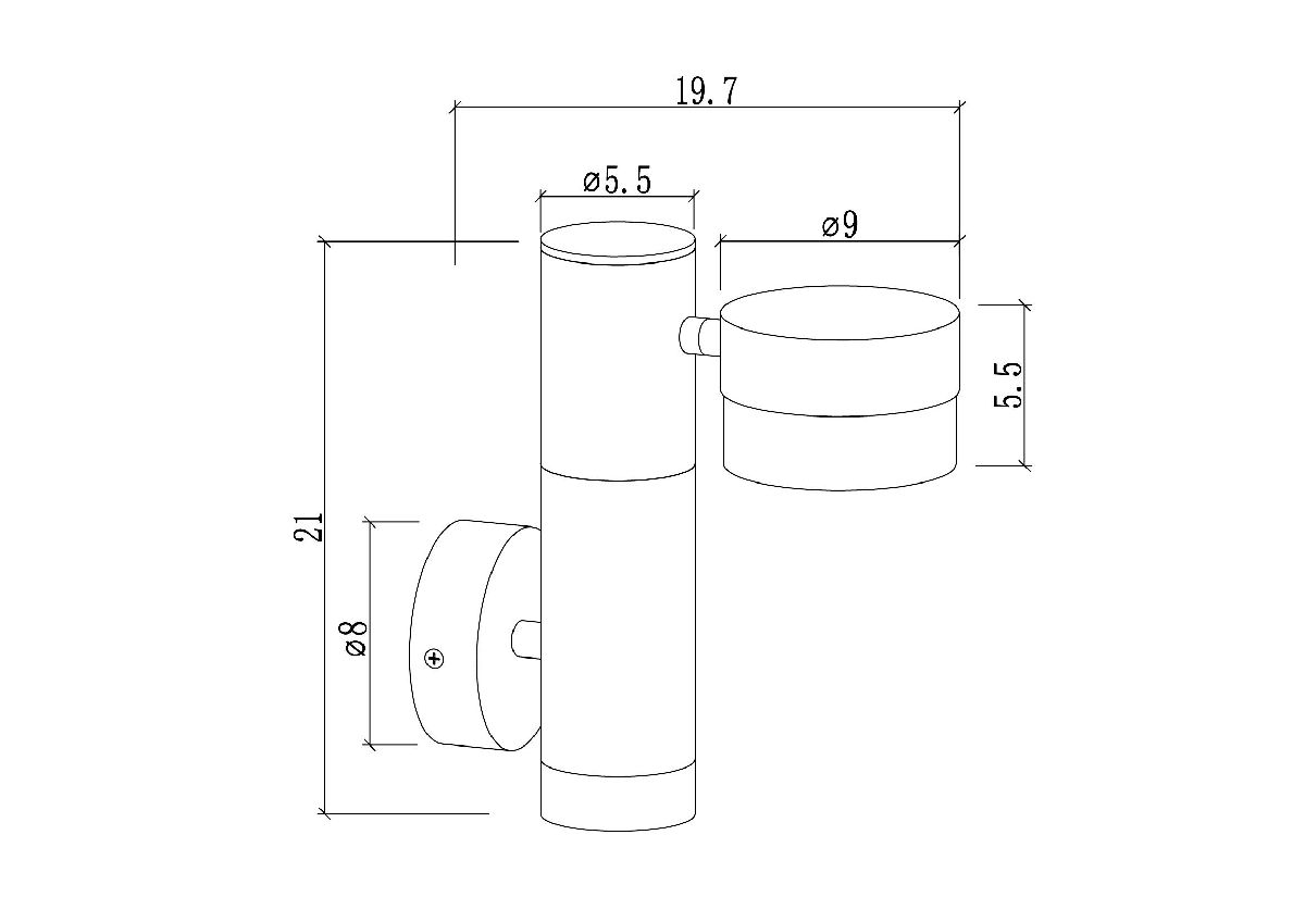 Уличный настенный светильник Arte Lamp Budapest A2362AL-2BK