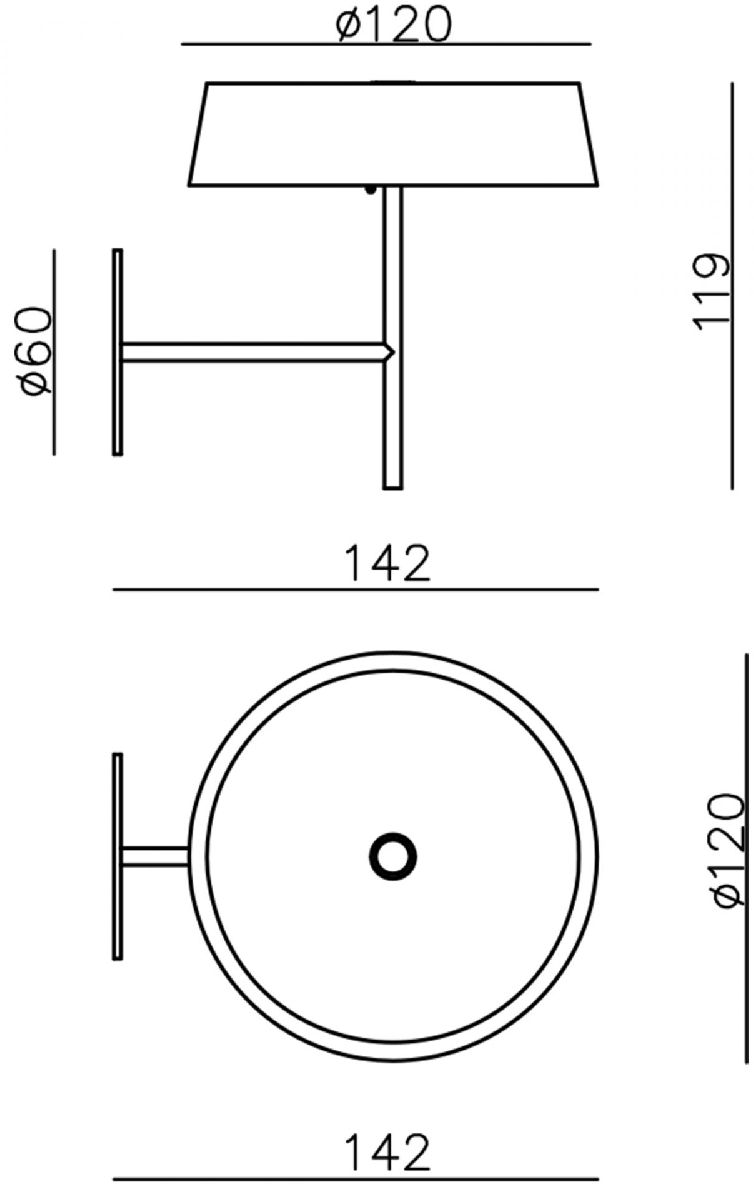 Основание для настенного светильника Deko-Light Miram 930621