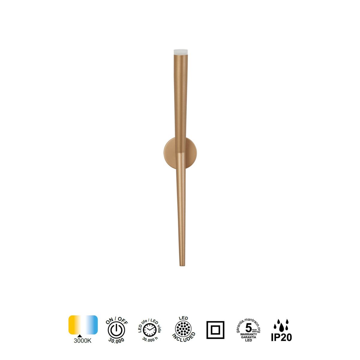 Настенный светильник Mantra Boomerang 9246