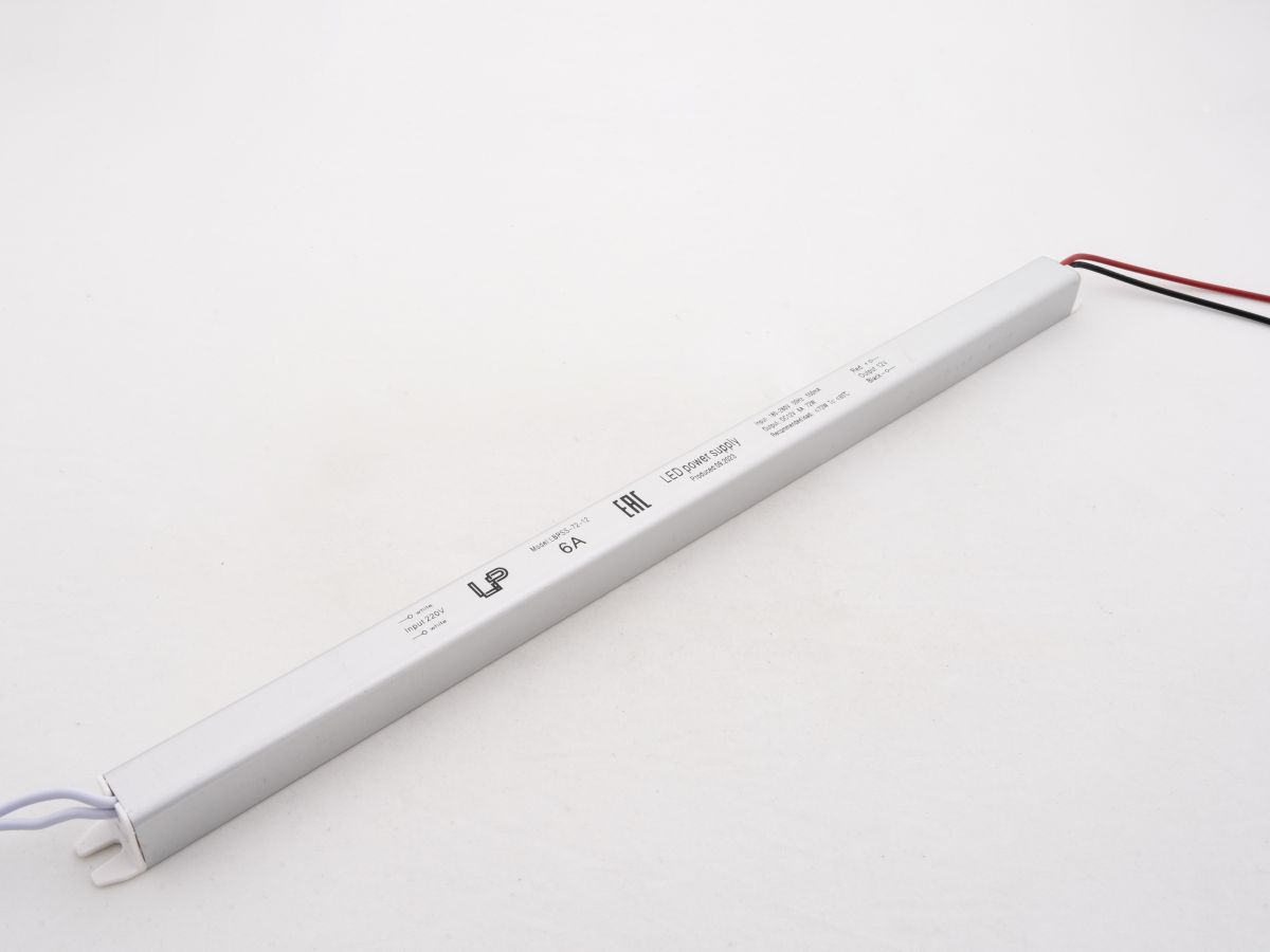 Блок питания LEDS POWER 72Вт 12В Super Slim 390096