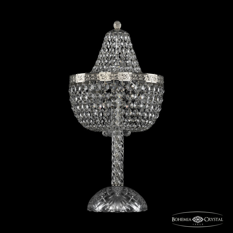 Настольная лампа Bohemia Ivele Crystal 19281L4/H/25IV Ni