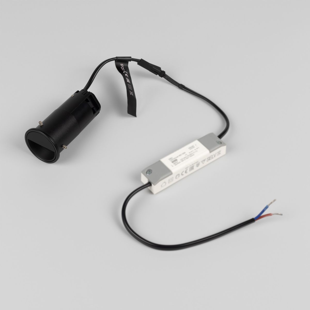 Встраиваемый светильник Arlight DL-VEILA-R39-6W Day4000 (Черный RAL9005, A44x46 deg, 230V) (IP20 Металл) 064954