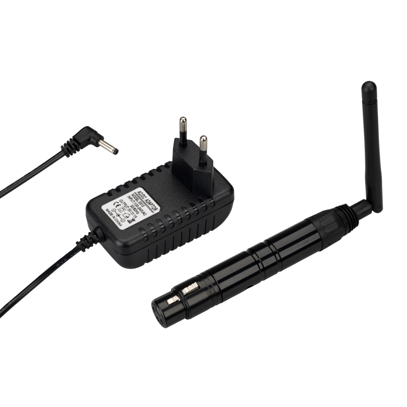 Усилитель Arlight Smart-DMX-Receiver Black (5V, XLR3 Male, 2.4G) 028417