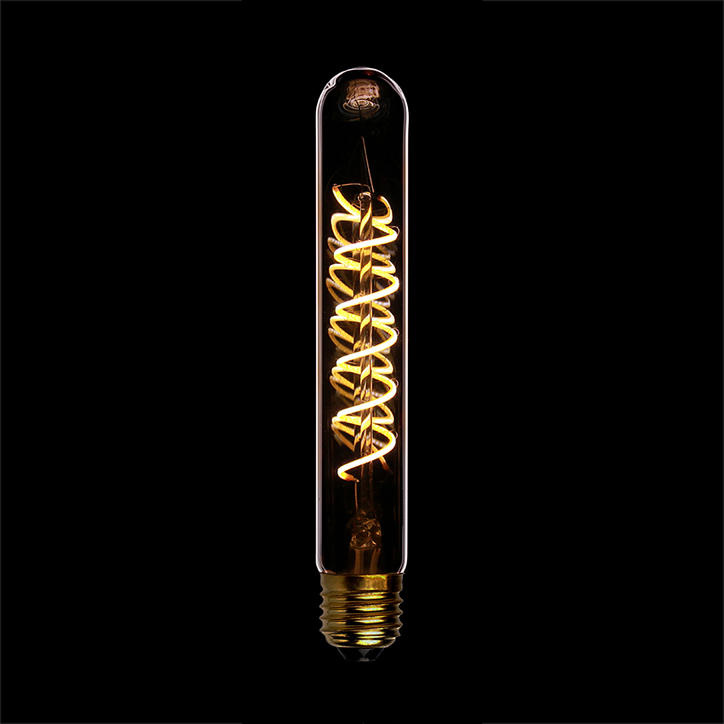 Лампа светодиодная филаментная диммируемая Sun Lumen E27 4W 2200K золотая 057-110