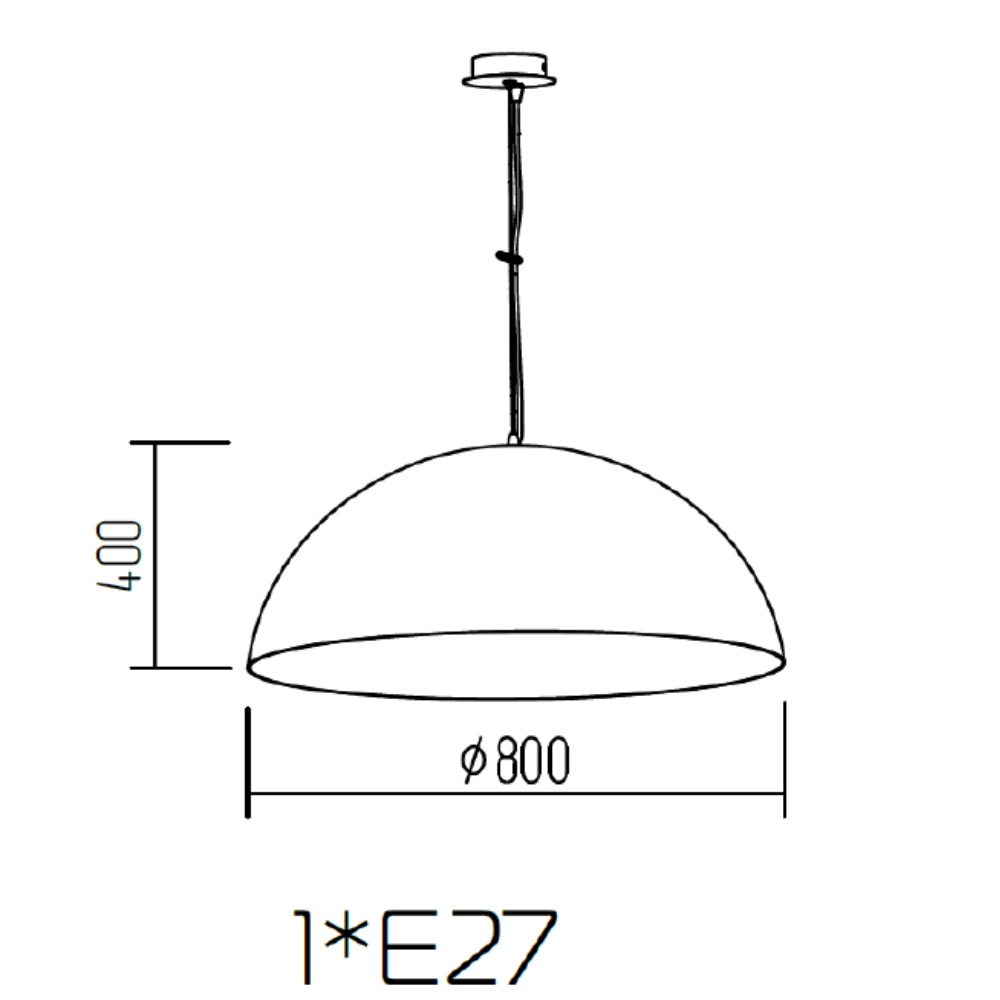 Подвесной светильник TopDecor Dome S6 09