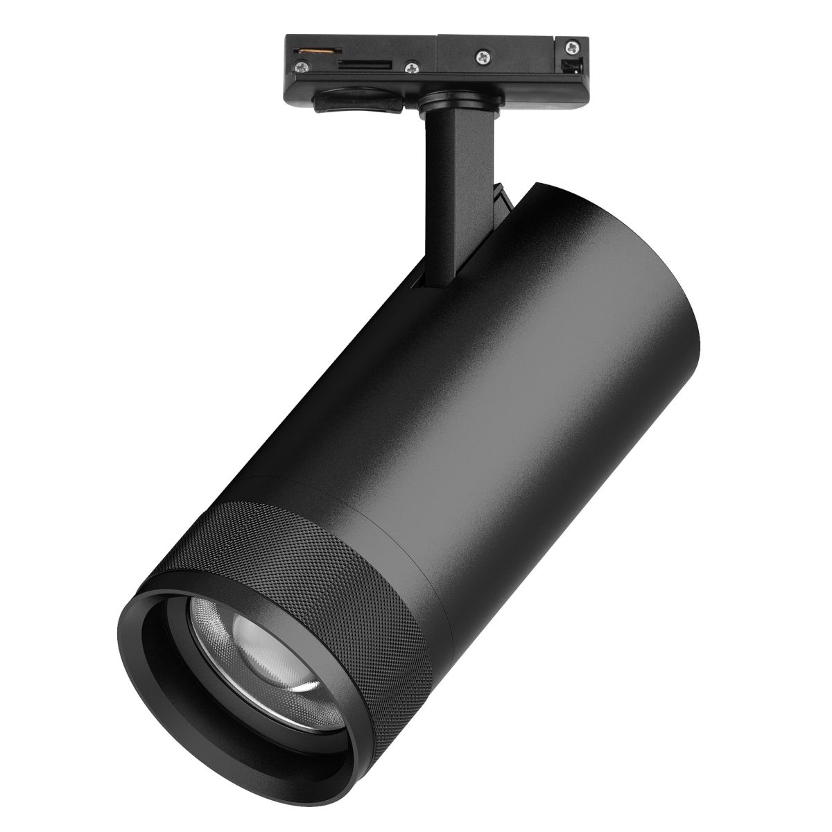 Трековый светильник для однофазного/трехфазного шинопровода Barra 20-55G с тонким адаптером Lightstar Canno Pro C4307SS