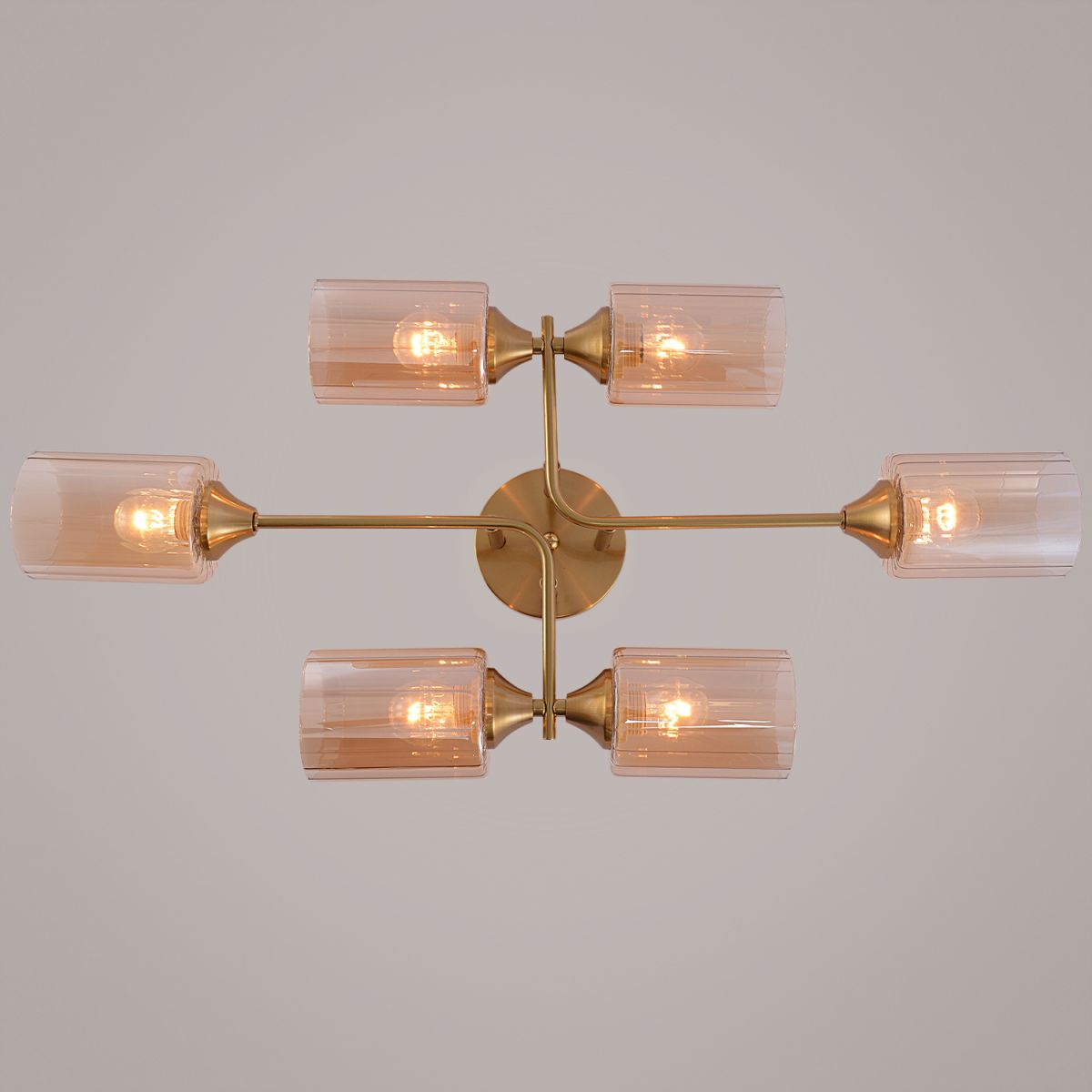 Потолочная люстра Reluce 19610-0.3-06 COPPER