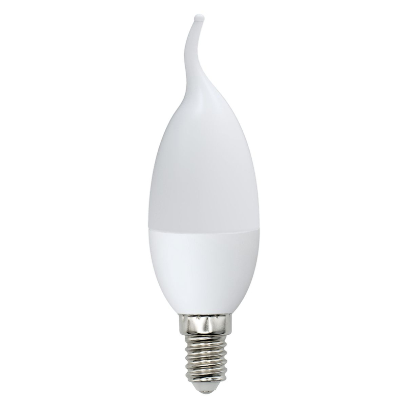 Лампа светодиодная (UL-00000308) Volpe E14 6W 3000K матовая LED-CW37-6W/WW/E14/FR/O