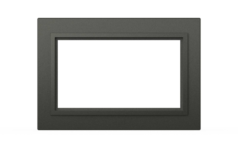 Рамка для двухместной розетки без заземления ELBI Zena 608-011100-908