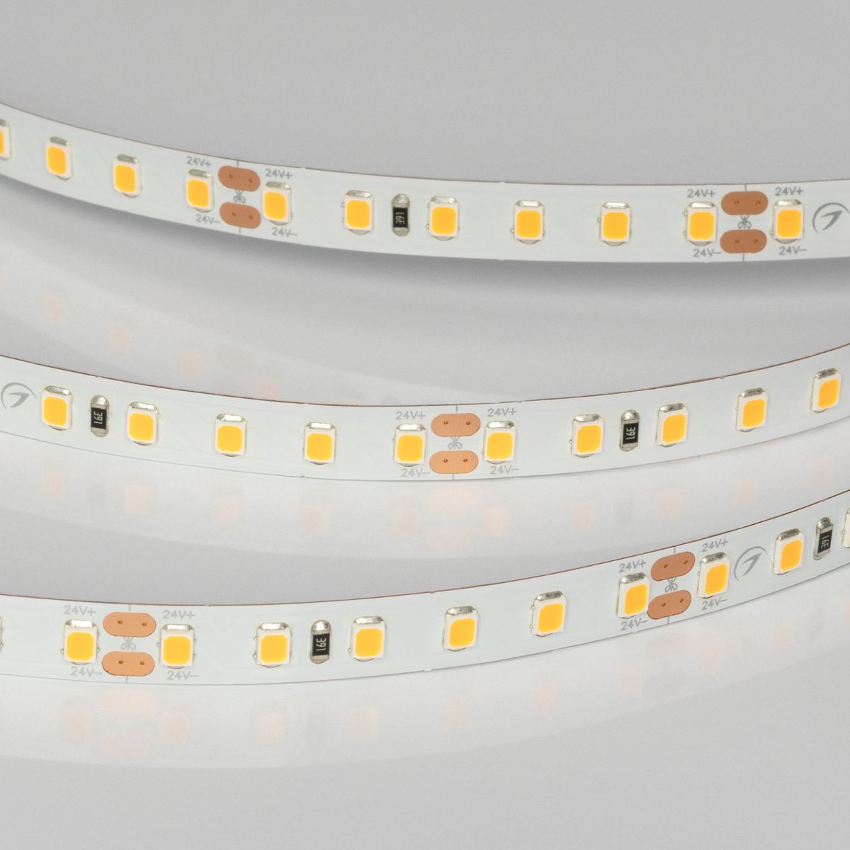 Светодиодная лента Arlight UL-A120-8mm 24V Warm1900 (9.6 W/m, IP20, 5m) 056725
