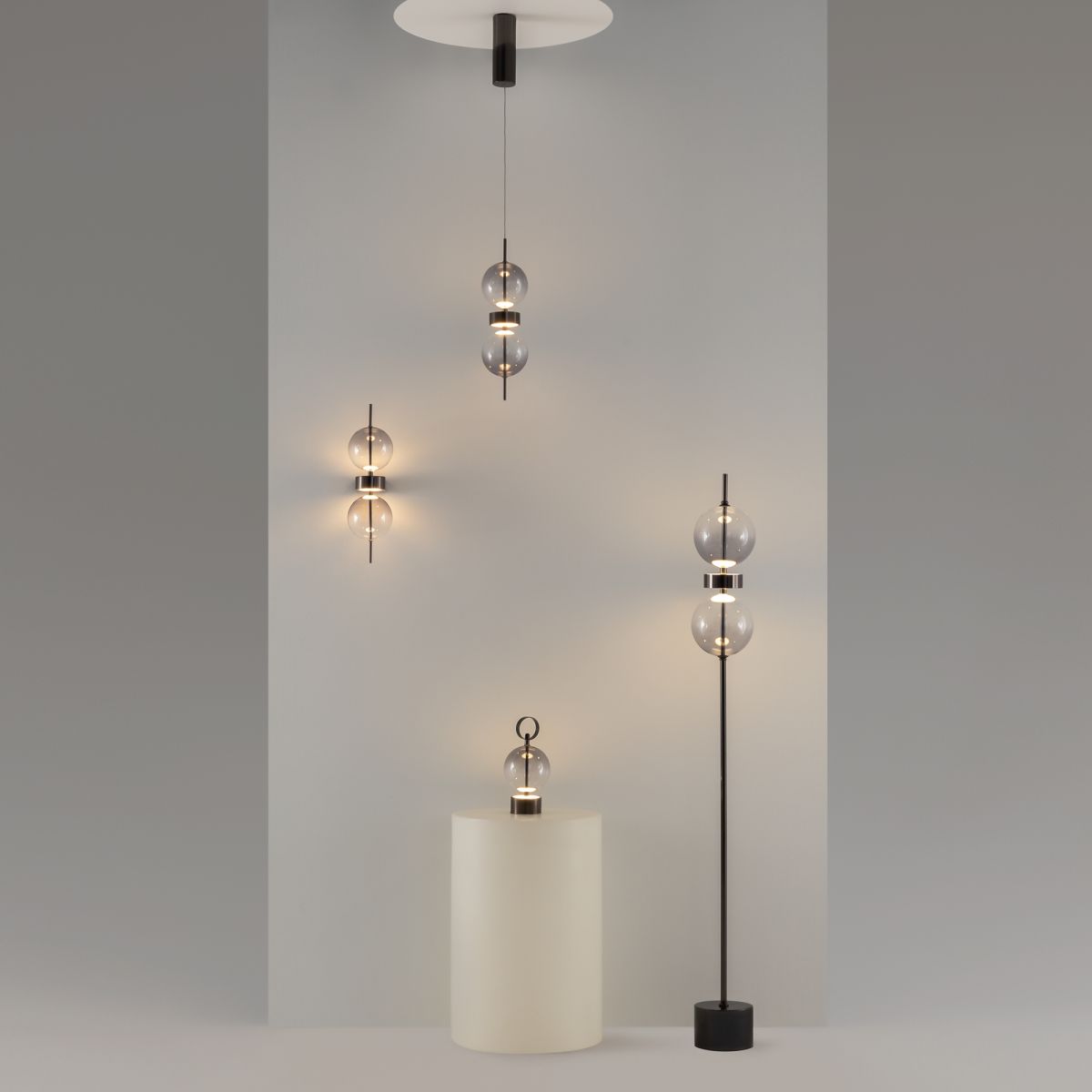 Настольная лампа с аккумулятором Maytoni Double Moon MOD478RL-L3B3K