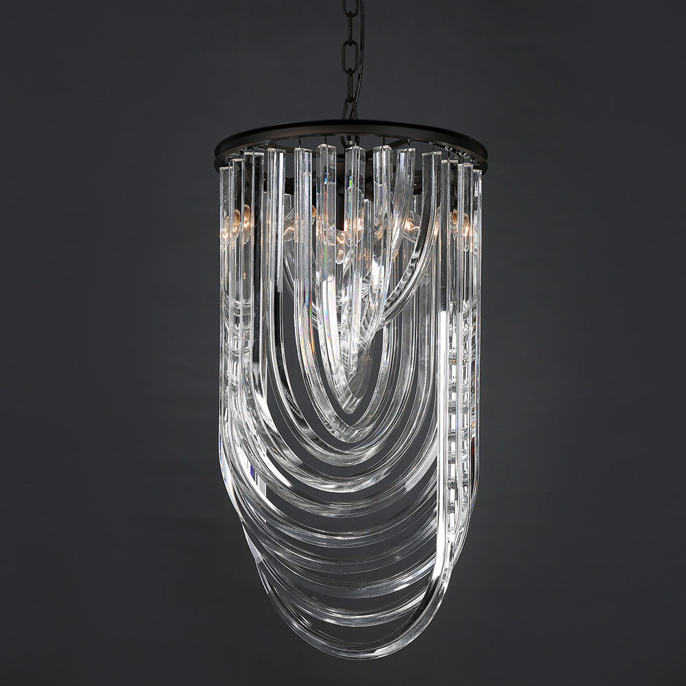 Подвесной светильник Delight Collection Murano Glass KR0116P-3 black
