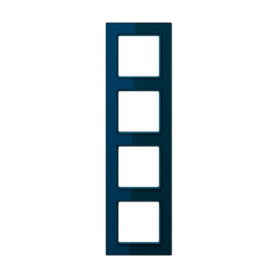 Рамка четырехместная Jung AC584GLNB