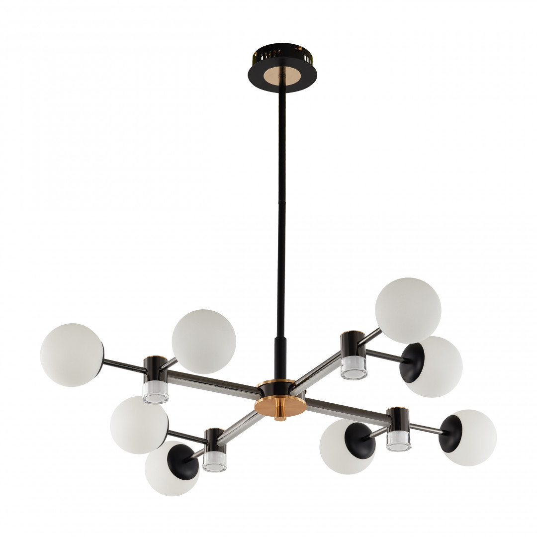 Подвесной светильник Arte Milano Ferrara 277010/8 BK/GD