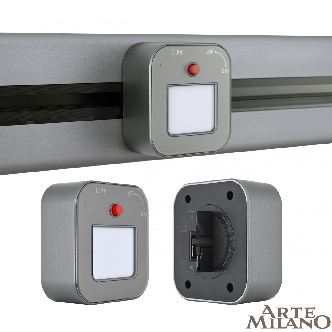 Трековый светильник Arte Milano Am-track-sockets 380022TL/Light Grey