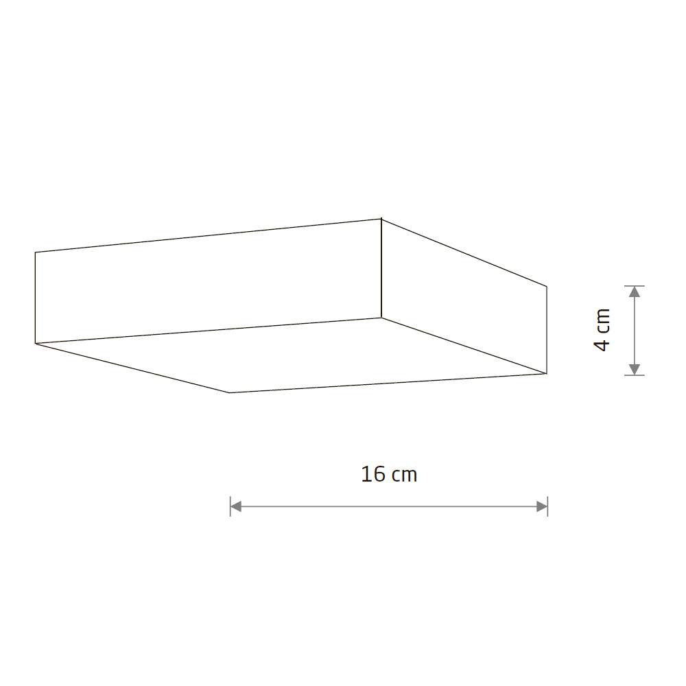 Накладной светильник Nowodvorski Lid Square Led White 10430