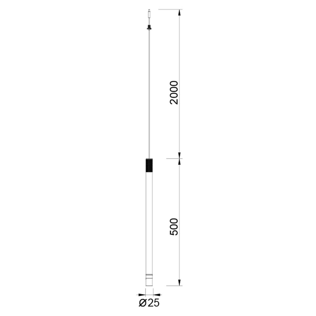 Подвесной модульный светильник без основания Mantra Moana 9338