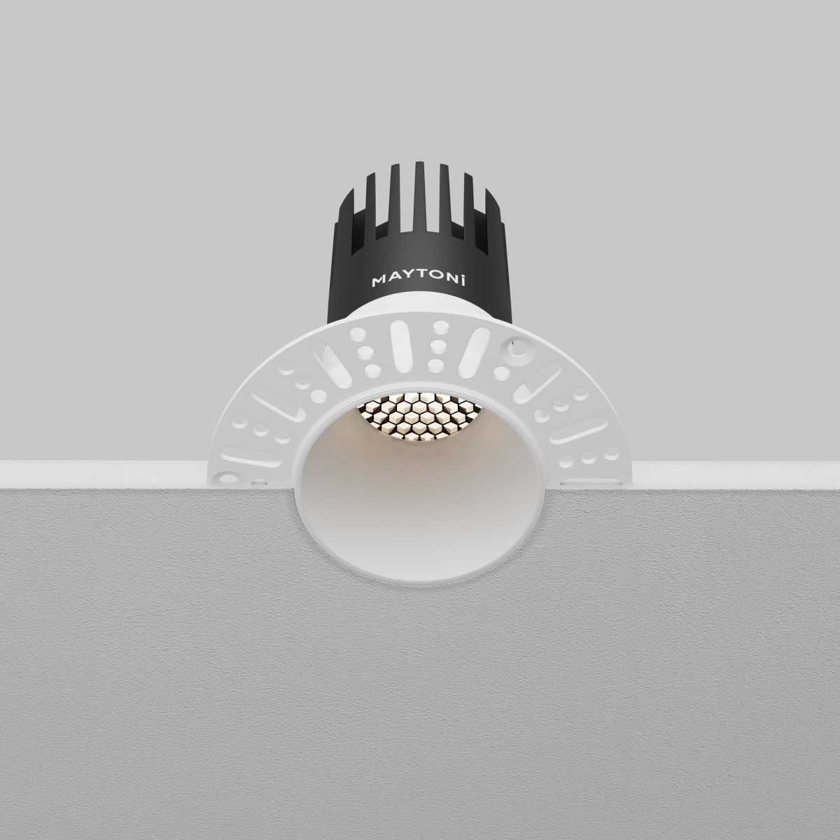 Встраиваемый светильник Maytoni Dip DL120-10W-4K-TRS-W в #REGION_NAME_DECLINE_PP#