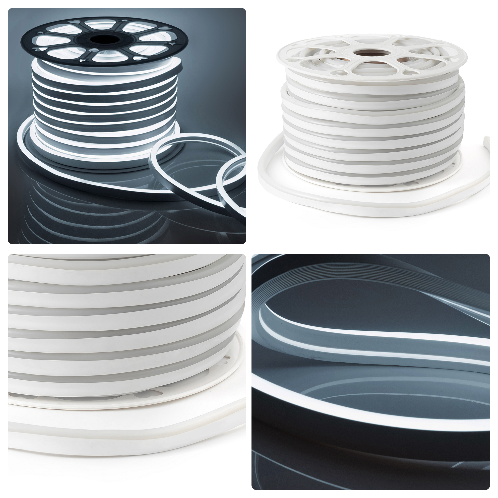 Светодиодный неон мини Apeyron 220В 5,5Вт/м smd2835 120д/м IP65 150Лм/м 50м 6500К 17-34