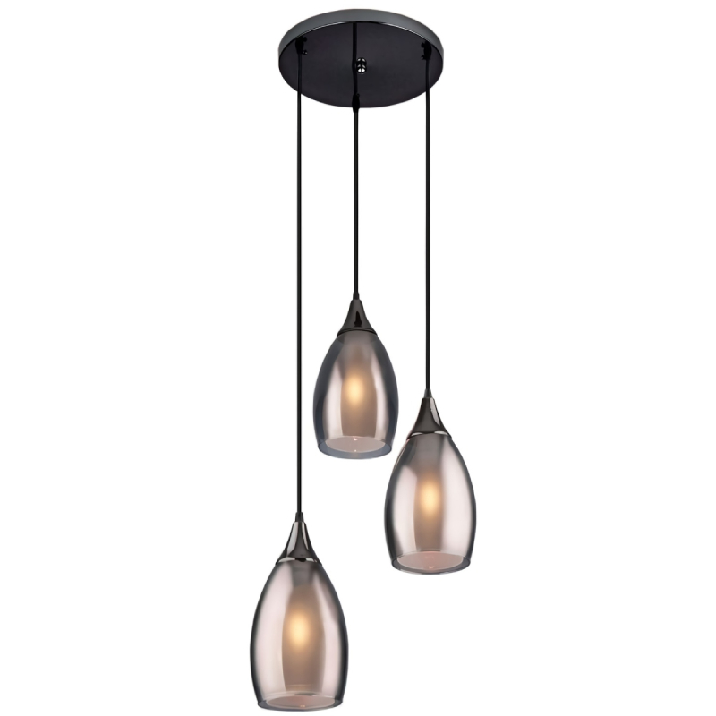 Подвесная люстра Eurosvet Cosmic 50085/3 черный жемчуг УЦ