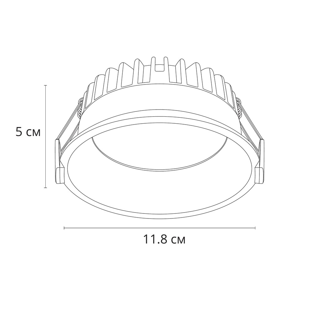Точечный встраиваемый светильник Arte Lamp Frame A7794PL-1BK