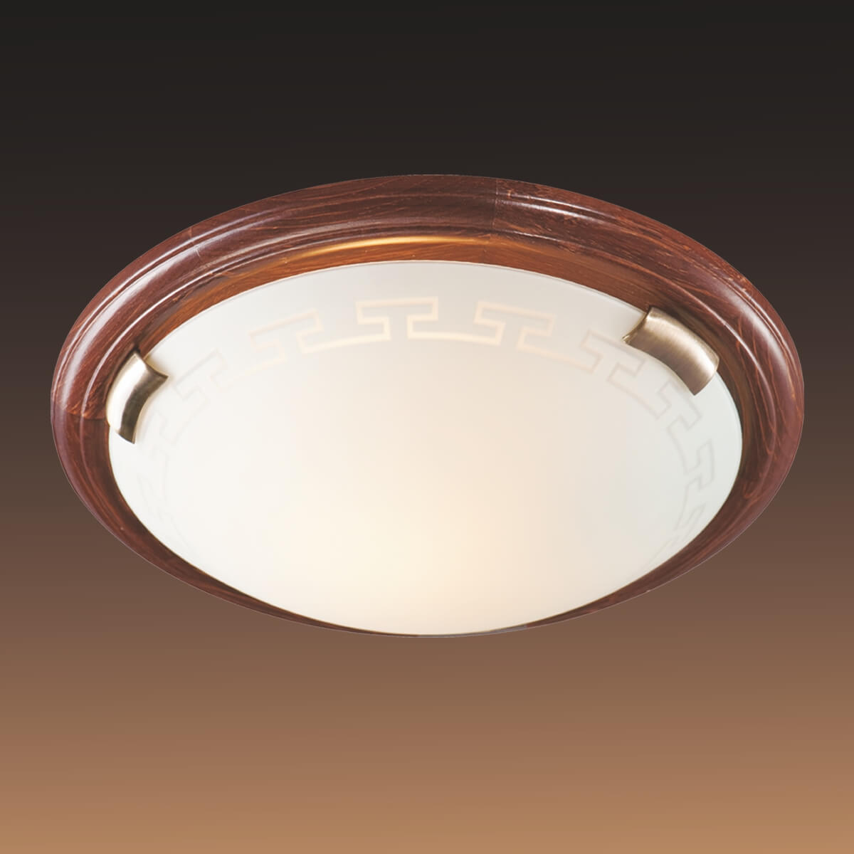 Потолочный светильник Sonex Greca Wood 160/K
