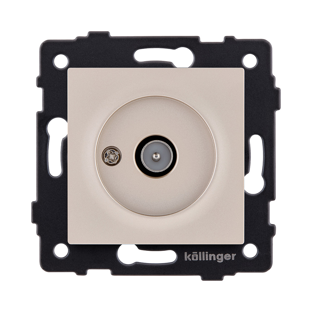 Розетка TV (папа), золотой Kollinger REA-007GD для Aspekt, Eleganz, Reflex